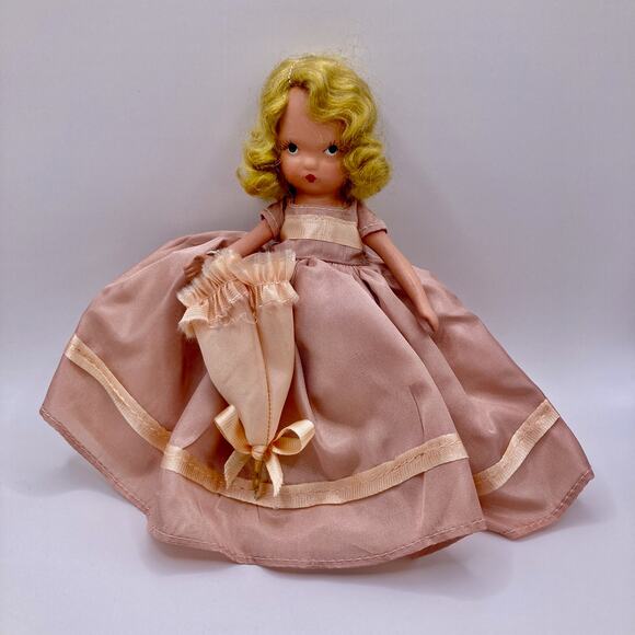 Vintage 40s Nancy Ann Storybook Doll 5.5" Rain Rain, Go Away #170 Bisque EUC - Picture 3 of 8